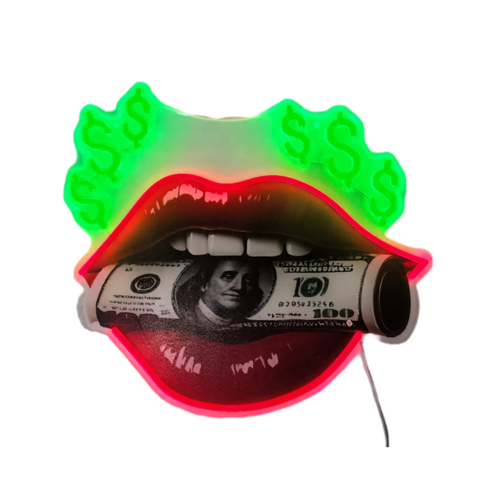 NEON SMOKE SIGN LIGHT 23.6X22.5