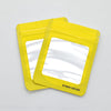 MYLAR BAGS YELLOW W/WINDOW 3.5X5