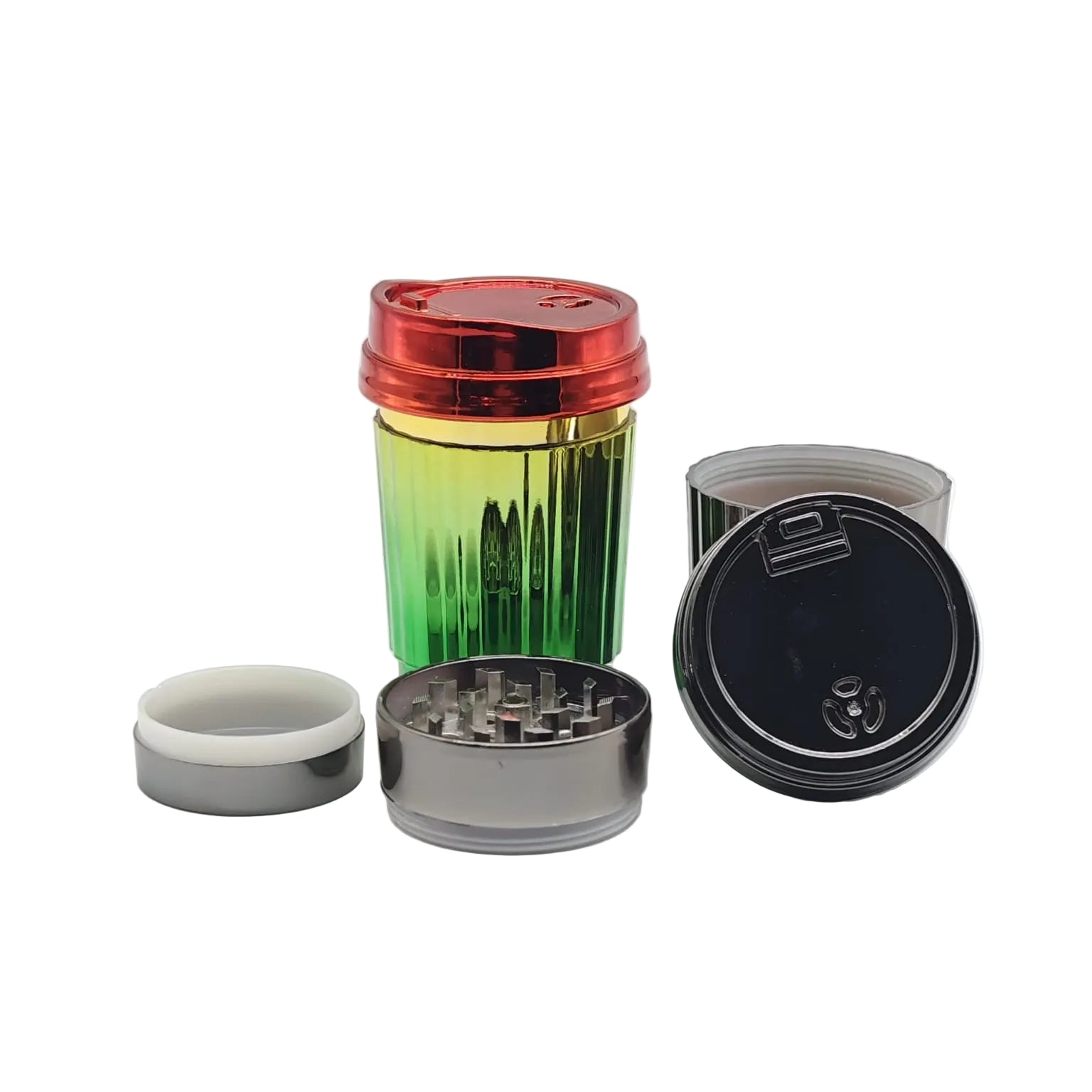 GRINDER W/JAR 55MM 4PT 2 IN 1 CUP SHAPED