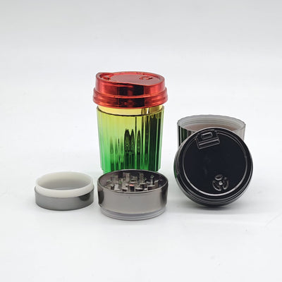 GRINDER W/JAR 55MM 4PT 2 IN 1 CUP SHAPED