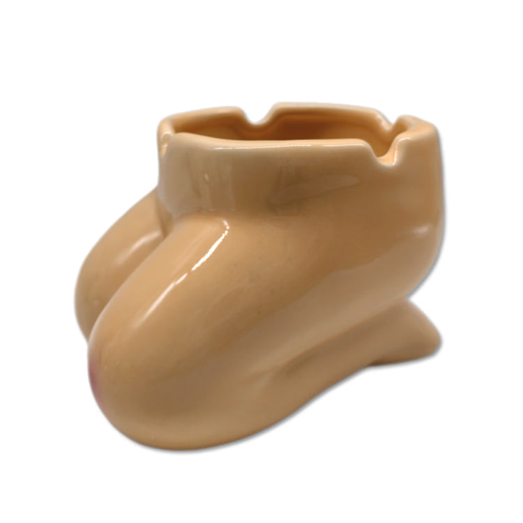 ASHTRAY CERAMIC BODY ART#