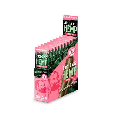 ZIG ZAG HEMP WRAPS 2PK 25PK/BOX SUMMER SLICE