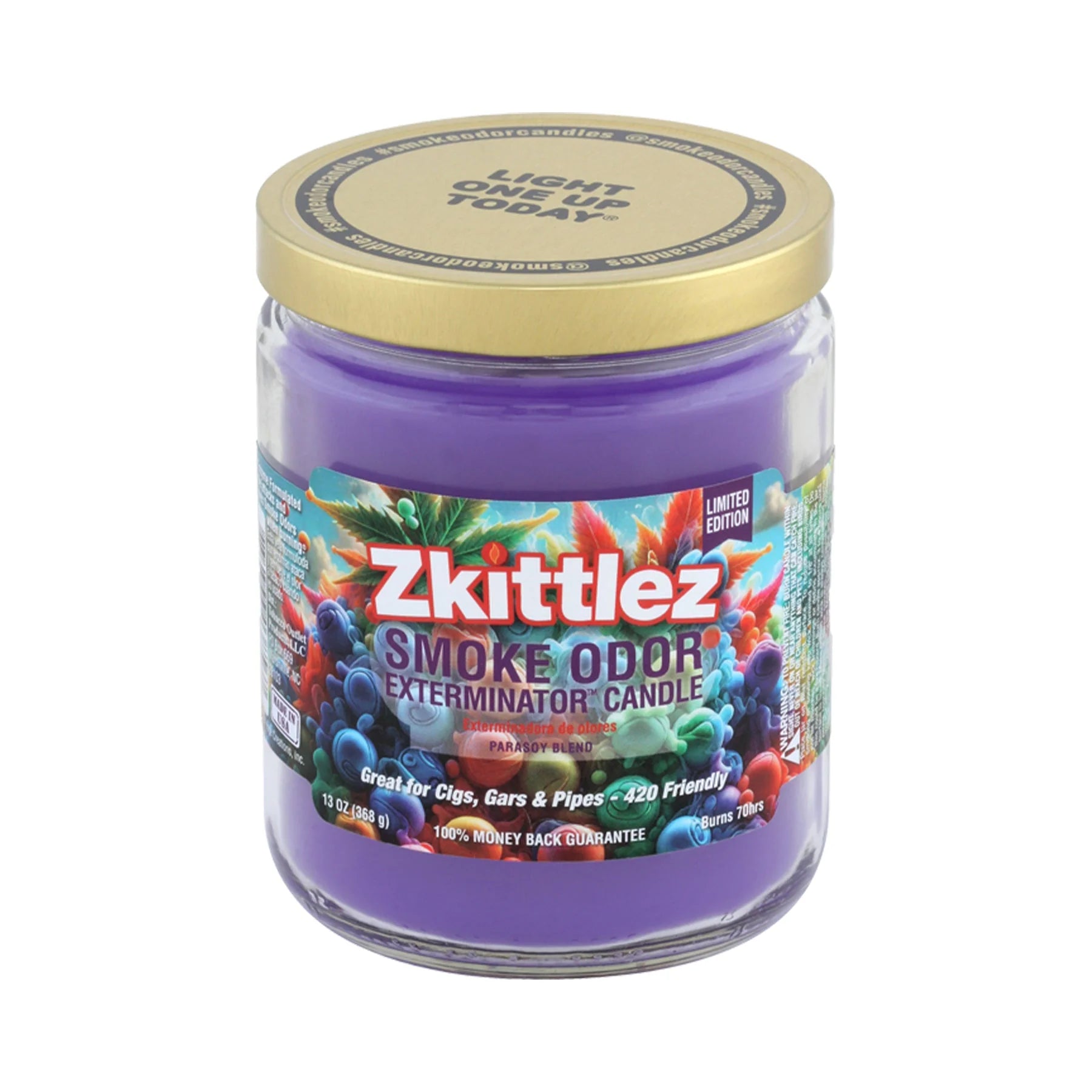 SMOKE ODOR CANDLE 13oz ZKITTLEZ