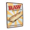 RAW RETRO TIN METAL SIGN 16