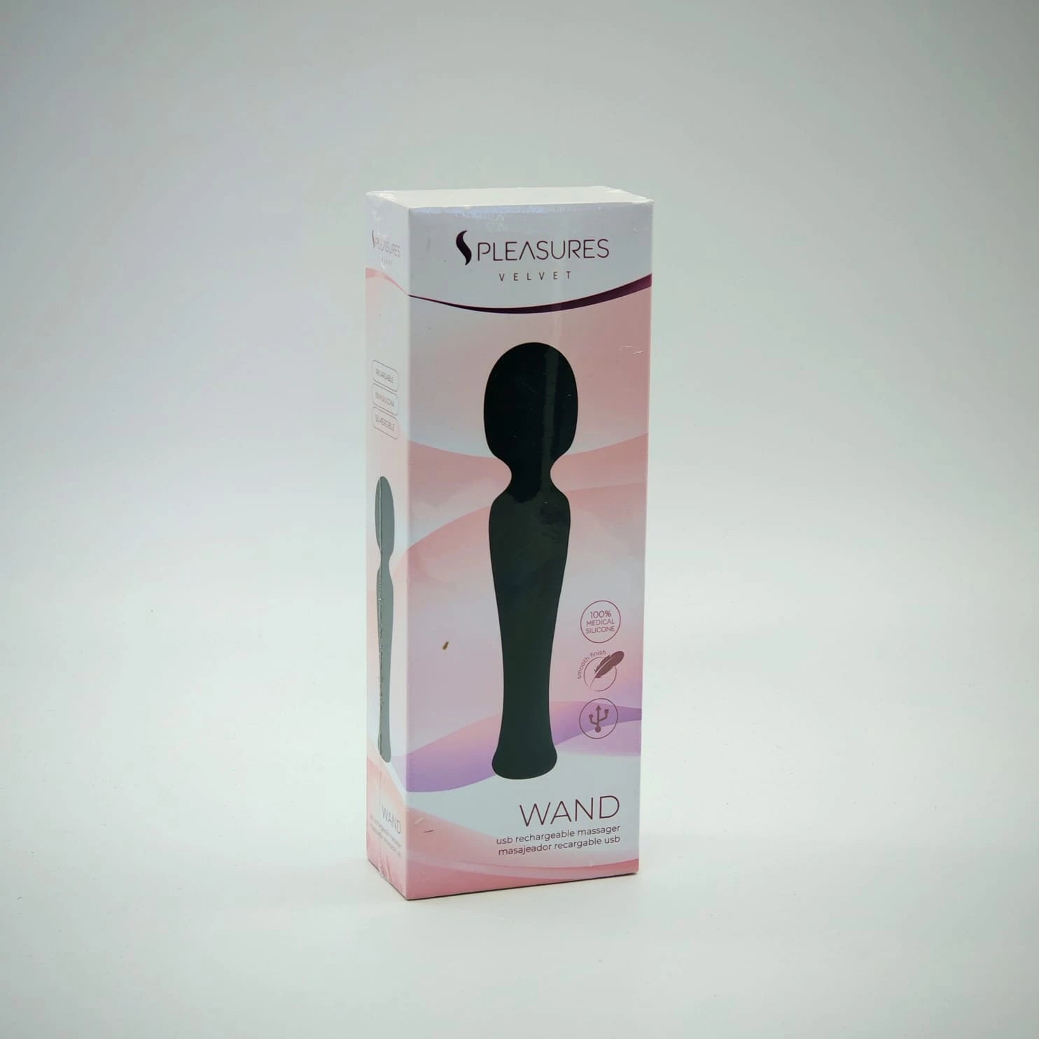 PLEASURES WAND ADULT TOY MASSAGER BLACK