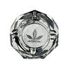 ALEAF DIAMOND ASHTRAY GLASS GUNMETAL
