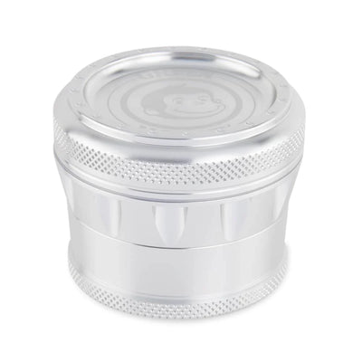 GREEN MONKEY TAMARIN GRINDER 70MM 4PT ALUMINUM SILVER