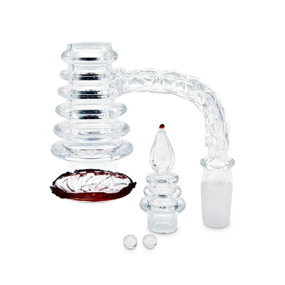 VCB70 QUARTZ BANGER KIT SWIRL BLENDER 14mm Male 90ø