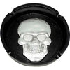 ASHTRAY SILVER SKULL 2992