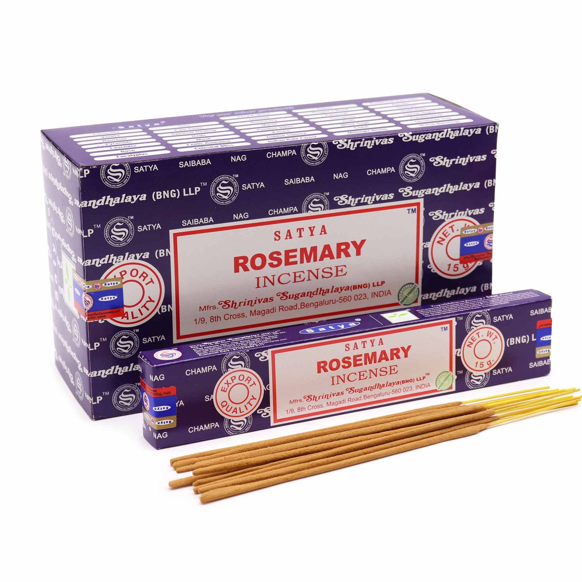 SATYA INCENSE 15g X 12box ROSEMARY