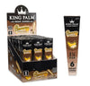 KING PALM HEMP CONES 6/PK 30PK/BOX 1 1/4 SIZE BANANA FOSTER