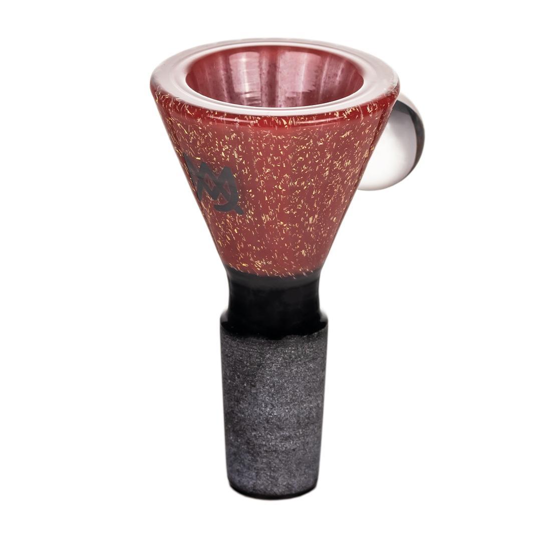 MJ ARSENAL BOWLS DICHRO RED 14MM FLOWER BOWL