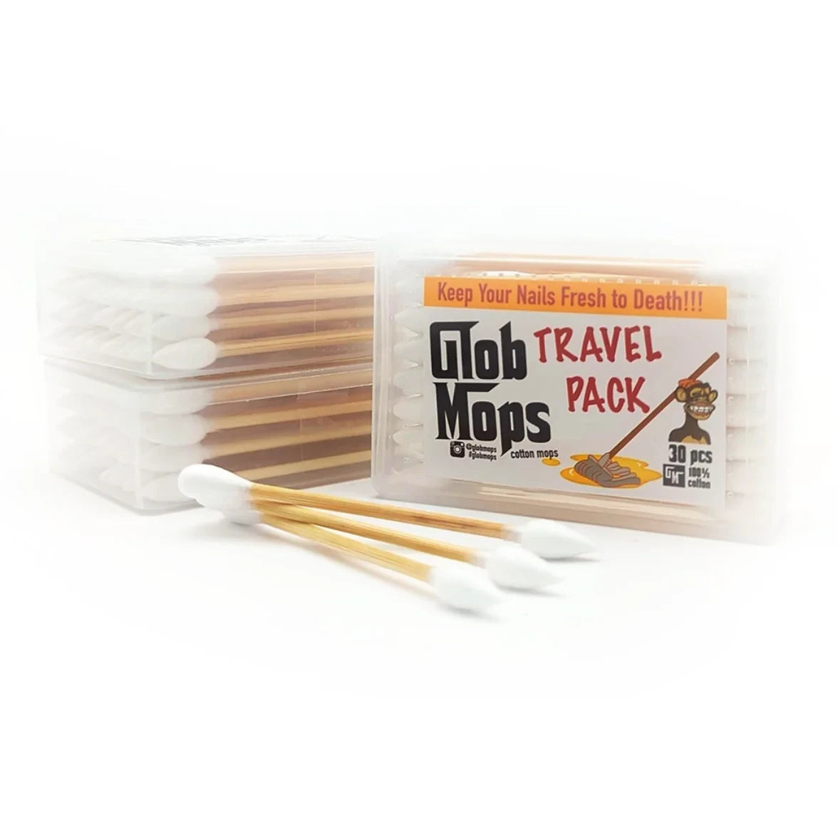 GLOB MOPS TRAVEL PACK 30PC 18/PK