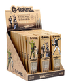 GROLLZ CONES UNBLEACHED EXTRA THIN K/S 6/Pk 24Pk/DISPLAY BANKSYS GRAFFITI