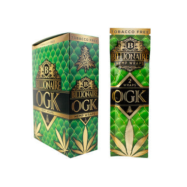 BILLIONAIRE HEMP WRAPS 25/PK OGK