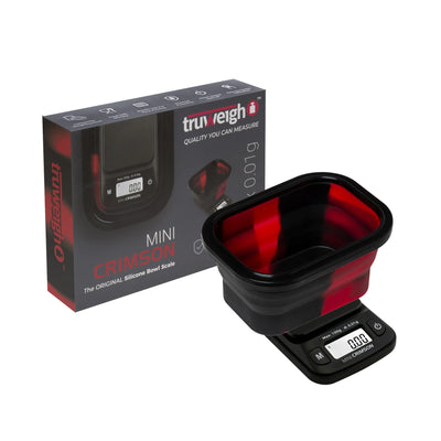 TRUWEIGH MINI CRIMSON COLLAPSIBLE BOWL SCALE 100gX0.01g BLACK/RED