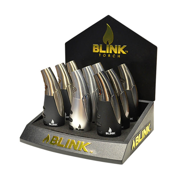 BLINK DECO ONYX TORCH SINGLE FLAME 9CT DISPLAY