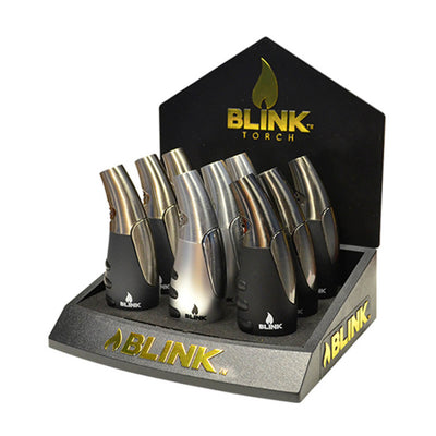 BLINK DECO ONYX TORCH SINGLE FLAME 9CT DISPLAY