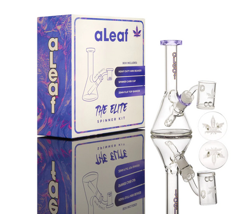 ALEAF THE ELITE SPINNER KIT W/14MM BANGER ALSK1000 PURPLE