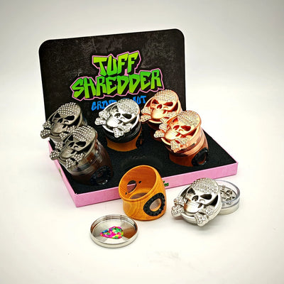 TUFF SHREDDER GRINDER 63MM 4PT TS10006 ASST COLORS