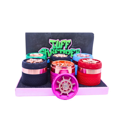 TUFF SHREDDER GRINDER 63mm 4PT TS1035 ASST COLORS