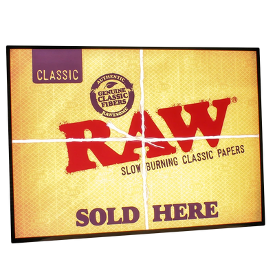 RAW BACKLIGHT SIGN