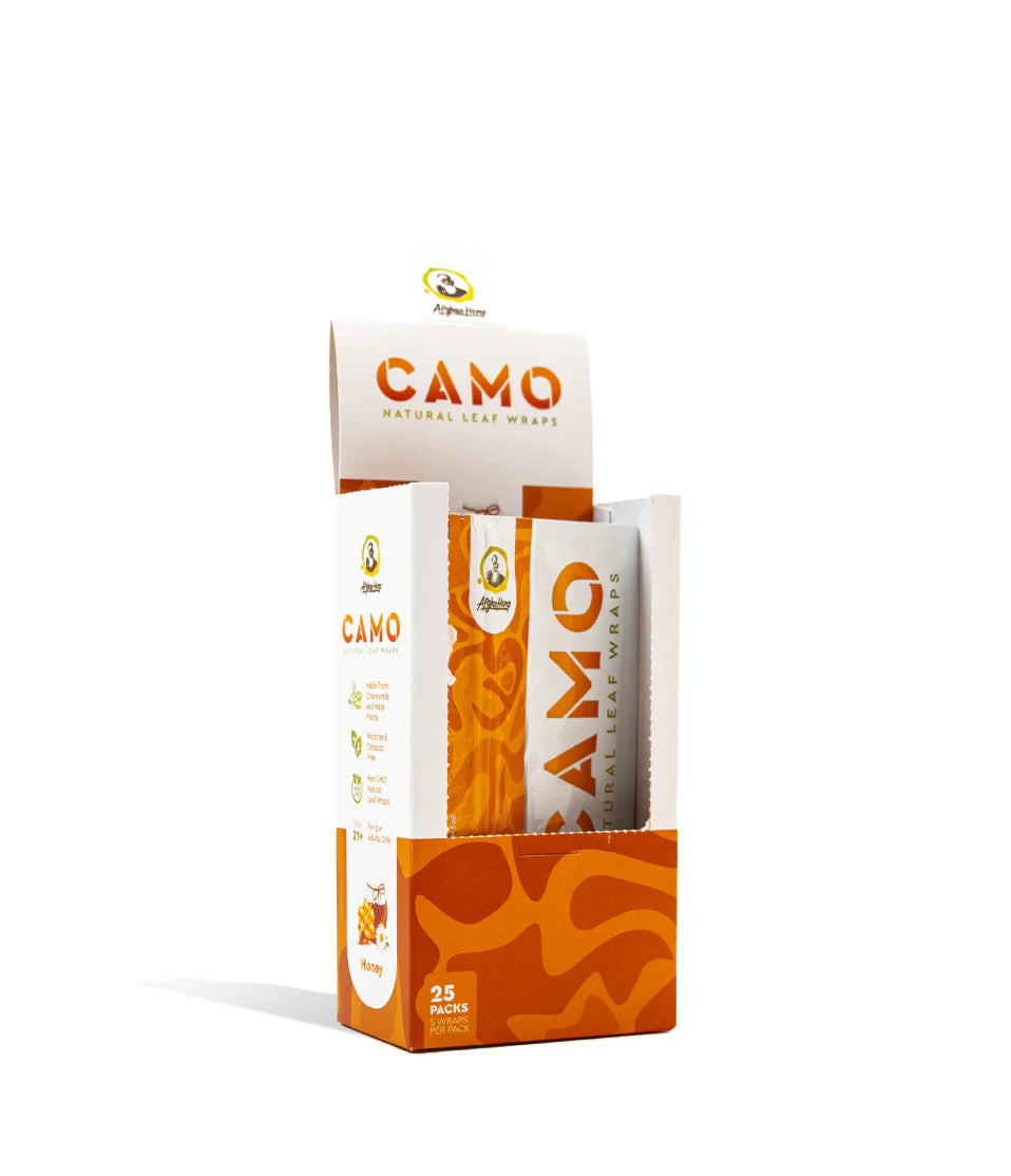 CAMO NATURAL LEAF WRAP  5ct/pk  25pk/DISPALY  HONEY