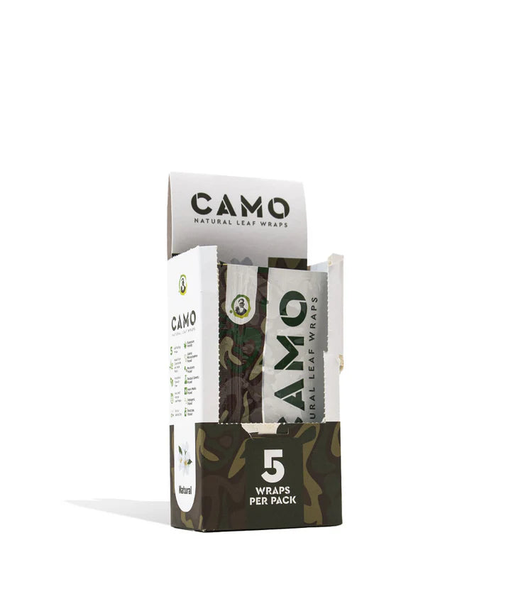 CAMO NATURAL LEAF WRAP  5ct/pk  25pk/DISPLAY NATURAL
