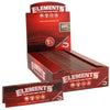 ELEMENTS RED SLOW BURN HEMP PAPER 1 1/4 MAGNETIC CLOSURE 50340