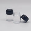 90ML JAR CONTAINER GLASS TOP BLACK
