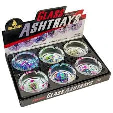 BLINK GLASS ASHTRAY CANDY SKULL PER PC PRICE