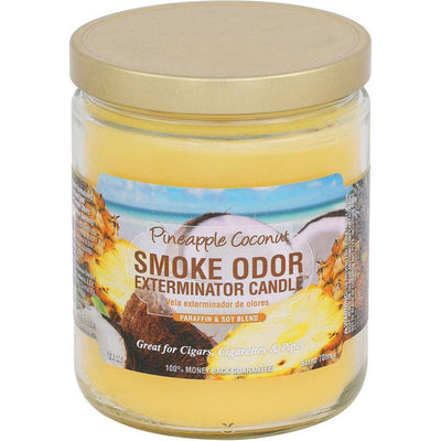 SMOKE ODOR CANDLE 13oz PINEAPPLE COCONUT