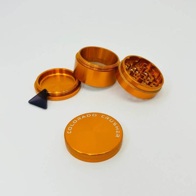 COLORADO CRUSHER GRINDER 56MM 4PT XTRA-STORAGE ORANGE