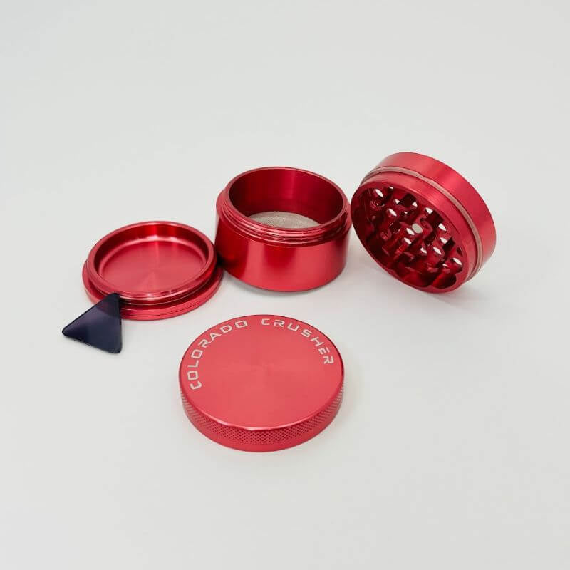 COLORADO CRUSHER GRINDER 56MM 4PT XTRA-STORAGE RED