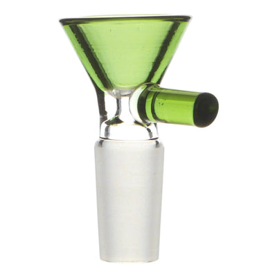 BOWL 14mm MALE W/HANDLE 10/pk COLOR