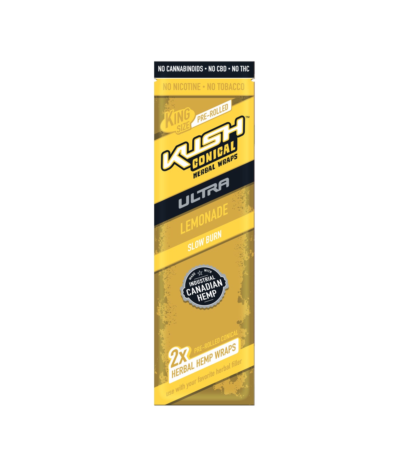 KUSH HERBAL CONICAL 2/POUCH 15POUCH/BOX LEMONADE