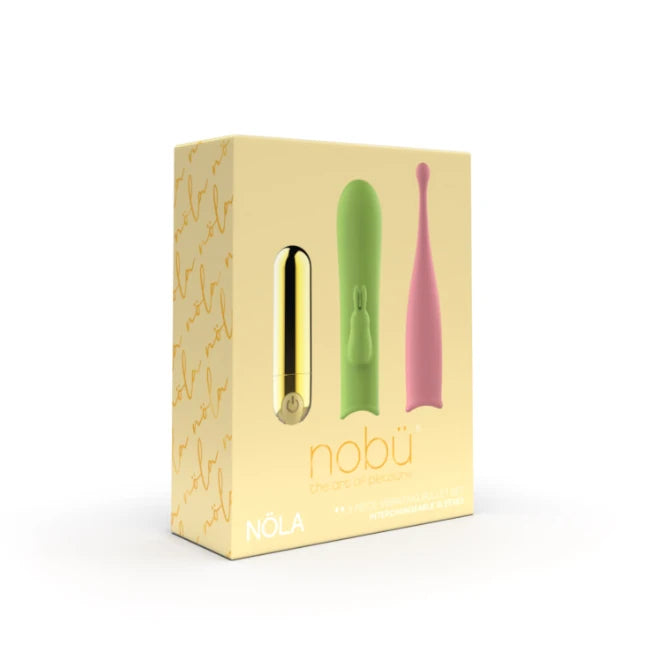 NOBU NOLA ADULT TOY 3PC VIBRATING BULLET SET