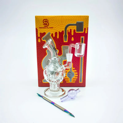 SENSE GLASS MINI DAB RIG KIT 5
