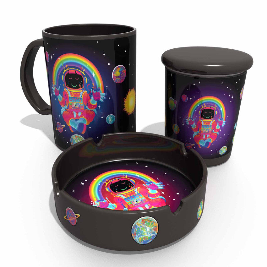 STASH TINS BUZZ MUG TRIFECTA 16oz BM25-ASTRONAUT
