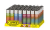 CLIPPER LIGHTER REUSABLE 48pc DISPLAY TRIPLE GRADIENT