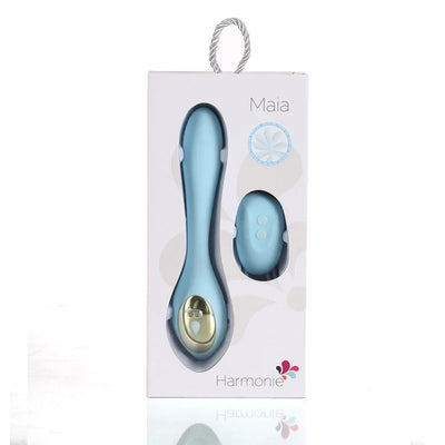 MAIA HARMONIE ADULT TOY BENDABLE VIBRATOR TEAL BLUE