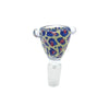 VCBL108 FANCY BOWL 14mm MALE W/DOUBLE HANDLE ASSORTED DESIGNS  (SMALL-5437)
