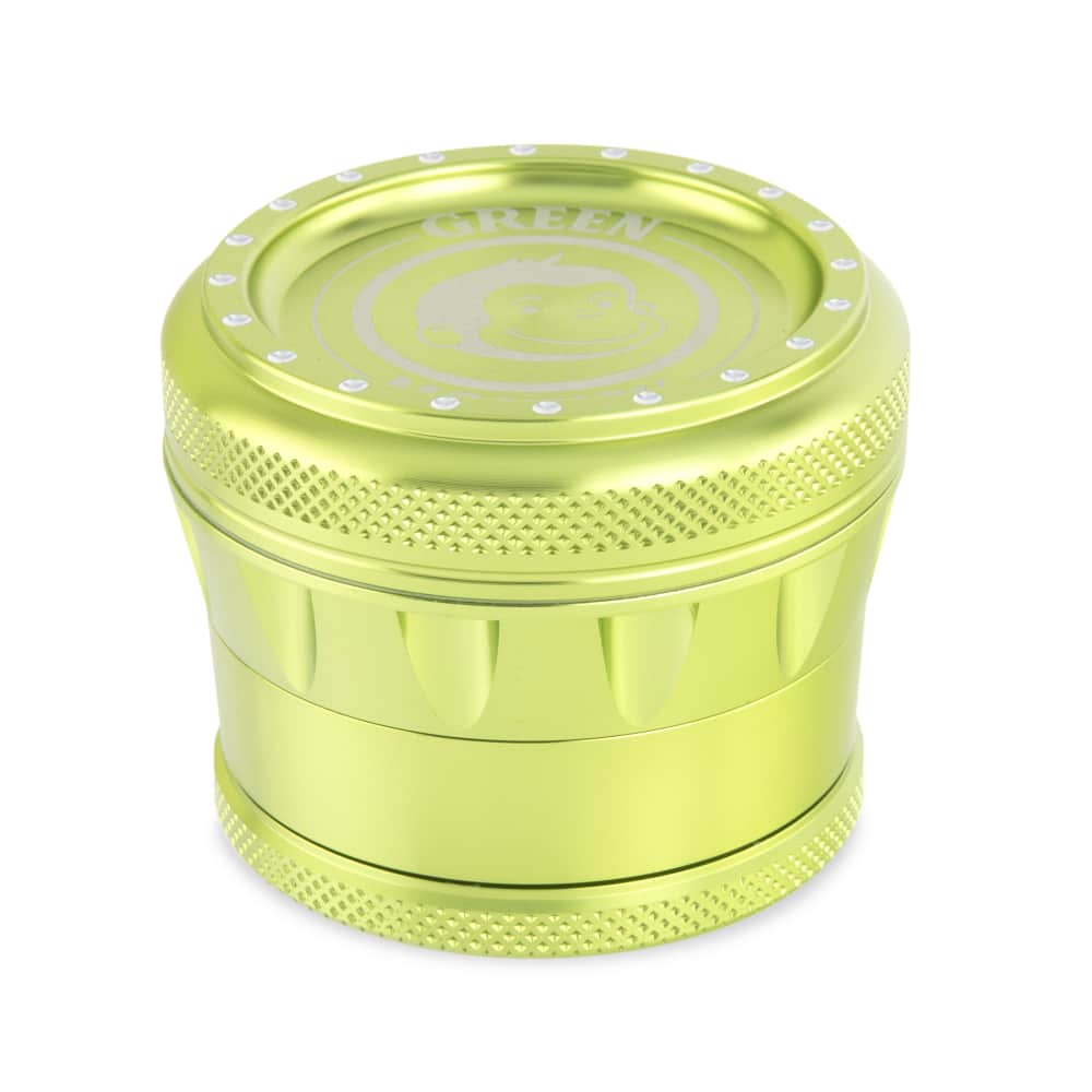 GREEN MONKEY TAMARIN GRINDER 70MM 4PT ALUMINUM GREEN