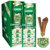 ENDO HEMP WRAPS TRIPLE DOUBLE 2 CONES/2 WRAPS/2 FILTERS 15PK  NATURAL
