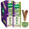 ENDO HEMP WRAPS TRIPLE DOUBLE 2 CONES/2 WRAPS/2 FILTERS 15PK WHITE GRAPE