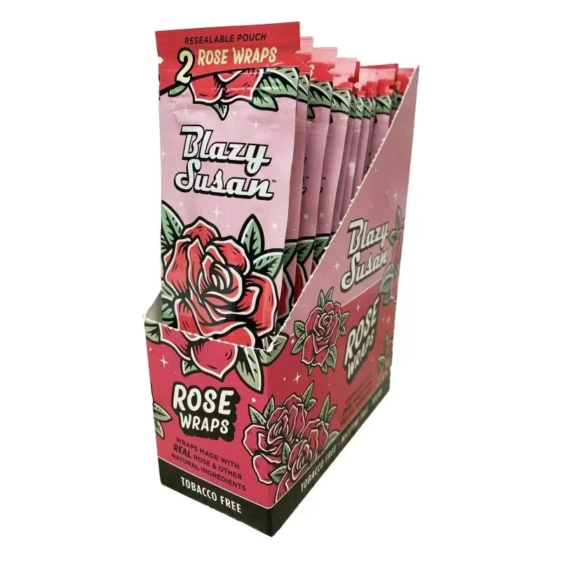 BLAZY SUSAN ROSE WRAPS 2/PK 25/PK/BOX