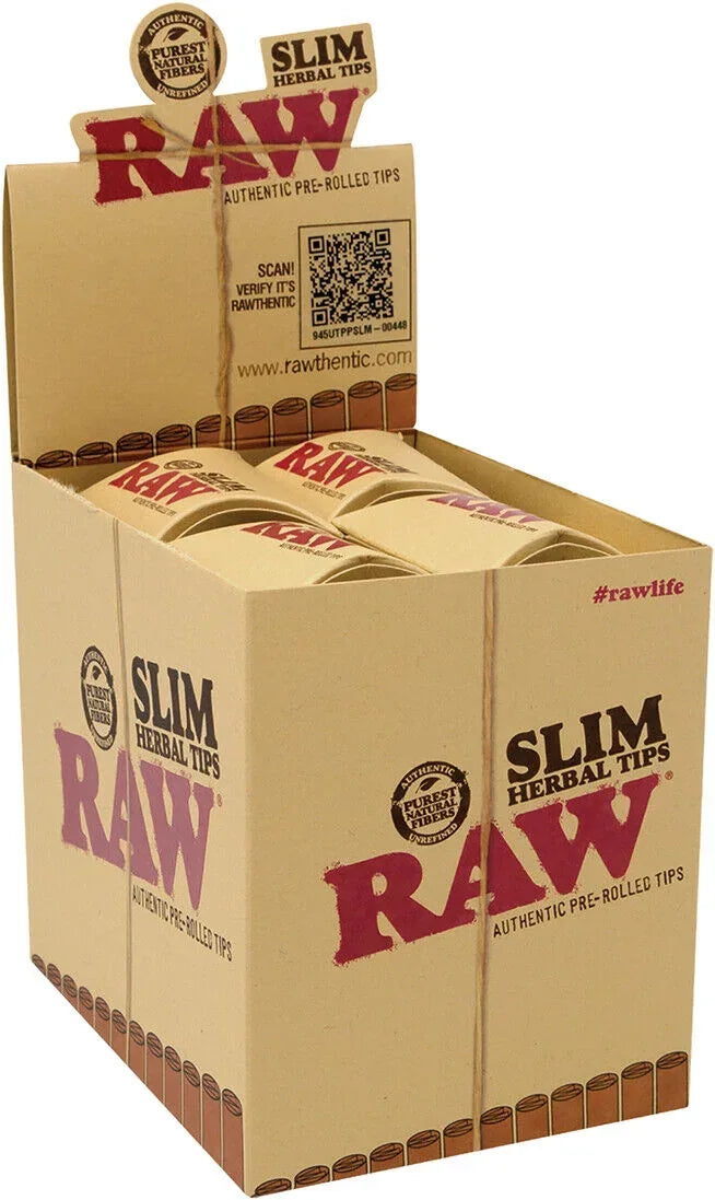 RAW SLIM HERBAL TIPS 21TIPS/PK 20PK/BOX 25223