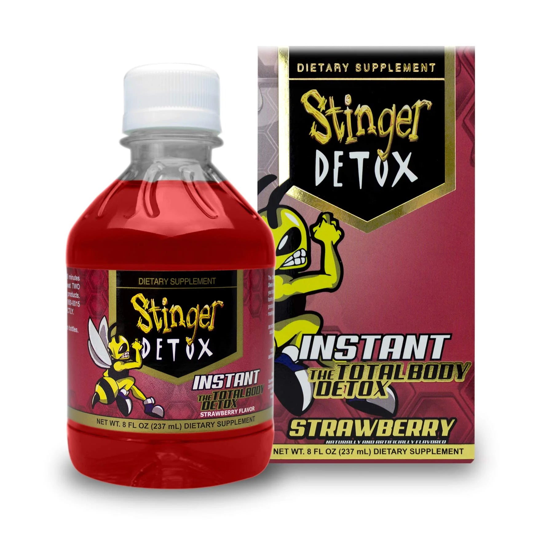 STINGER DETOX 8oz INSTANT FORMULA STRAWBERRY