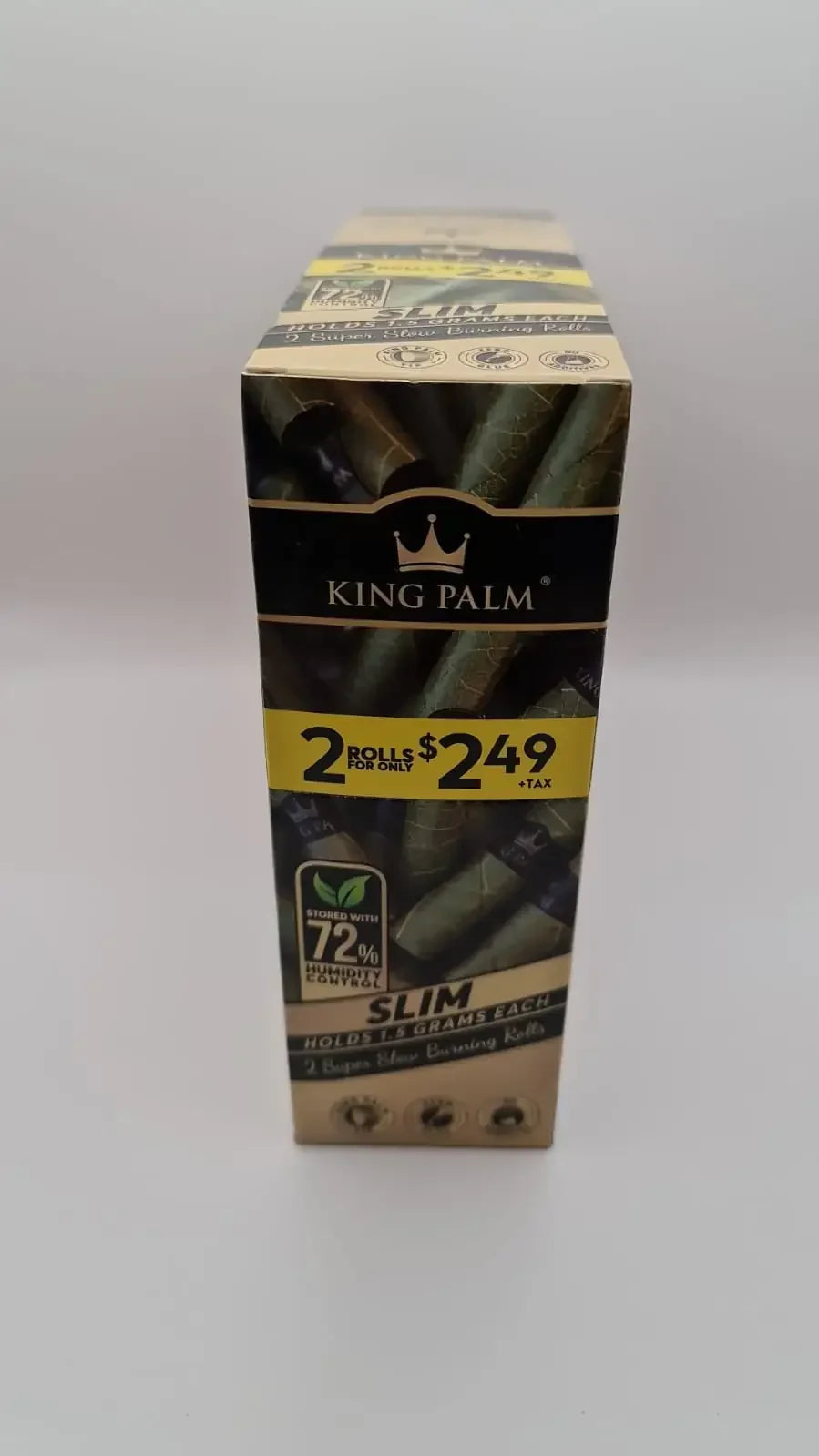 KING PALM SLIM ROLLIES SUPER SLOW BURNER 2PK