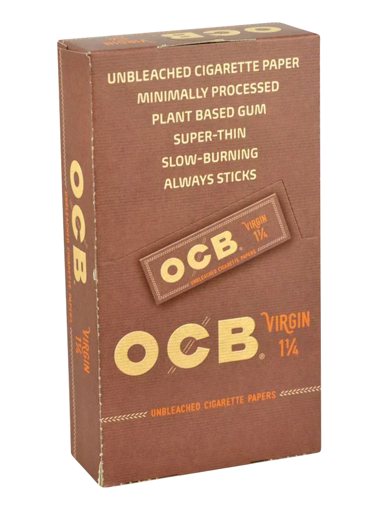 OCB 1 1/4 VIRGIN UNBLEACHED 24PK